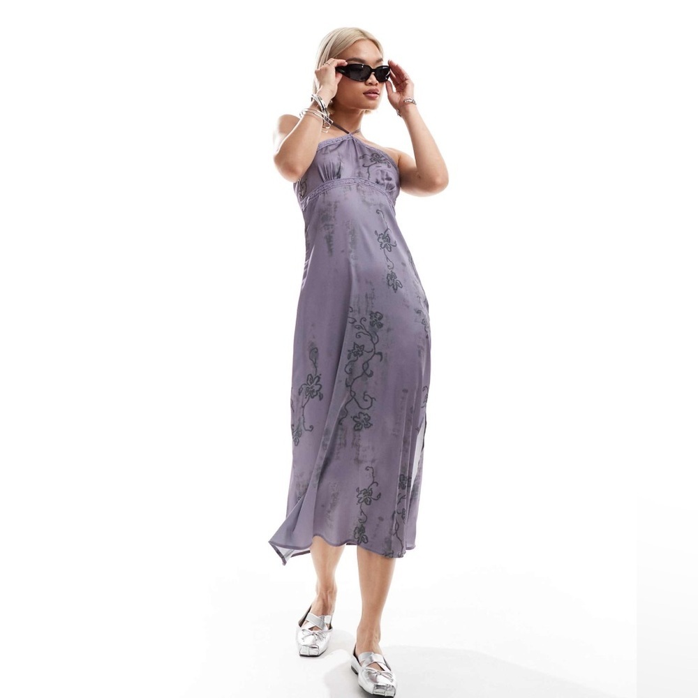 Elegant Purple Maxi Dress
